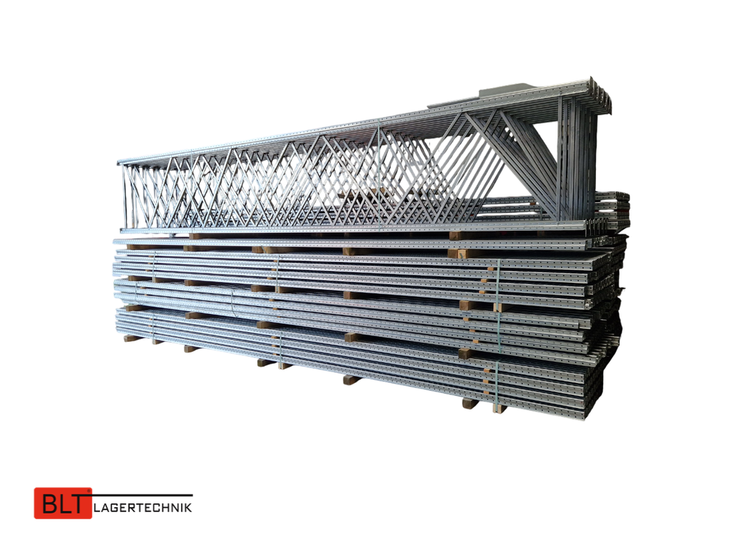 Dexion P90 Palettenregal – ca. 14 lfm | Höhe 6,5m | Boden + 3 | Gebrauchtware & Neuware Dexion P90 Palettenregal – ca. 14 lfm | Höhe 6,5m | Boden + 3 | Gebrauchtware & Neuware